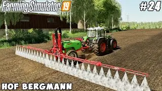 Sowing rye, spreading fertilizer, weed control | Hof Bergmann | Farming simulator 19 | Timelapse #24