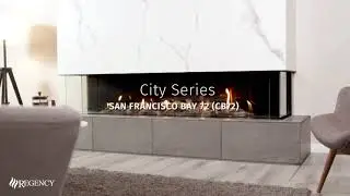 3-Sided Modern Gas Fireplace | Regency
