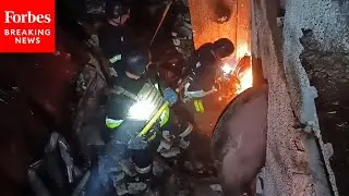 Ukrainian Emergency Workers Deal With Aftermath Of Russian Strikes In Sumy