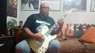 Schecter PT Fastback....drum backing track @maxbackingtracks #305