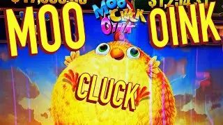 VLR Mom's $100 Session On Moo Cluck Oink Slots!!
