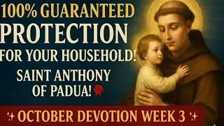 🙏 INTERCESSORY PRAYER FOR FAMILY PROTECTION | OCTOBER DEVOTION WITH SAINT ANTHONY (DAY 21) 🙏