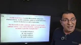 EHLİYET İÇİN ÇÖZÜMLÜ DENEME SORULARI 9
