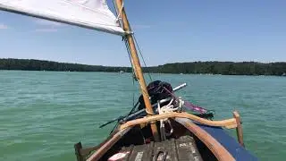 Gro&szlig;er Zechliner See Faltboot Pouch Kolibrie segeln