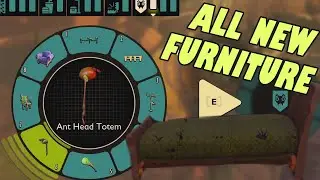 GROUNDED UPDATE NEW FURNITURE | New bed tables and fences just added to grounded and how to make