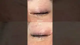 Lash Lift with a Wet Look/Anime finish 😍 👏