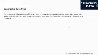 4.5 Geographic Data Type in Tableau