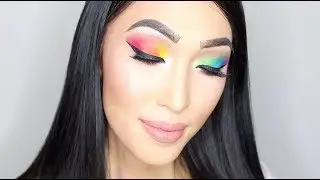 PRIDE EYE MAKEUP TUTORIAL!