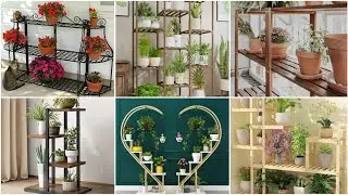 Plant Shelf Ideas - Standing Pots Half Moon Shape Ideas for Home Decor 2024
