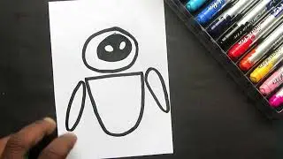 How to Draw EVE from WALL-E for kids | Animation characters drawing for kids | Art for kids