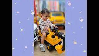 Excavator Toy Truck, Earthmover Toy Truck, Swing Car, Bulldozer for Kids.