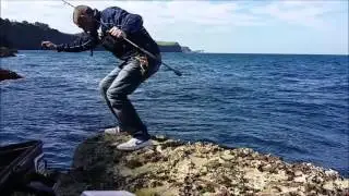 LRF fishing around ballycastle shore marks