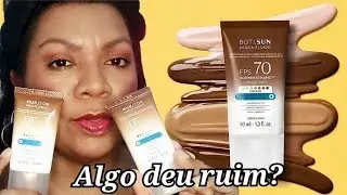 TESTANDO BOTI.SUN PROTETOR SOLAR COM COR ACQUA FLUIDO || LAN&Ccedil;AMENTO O BOTIC&Aacute;RIO