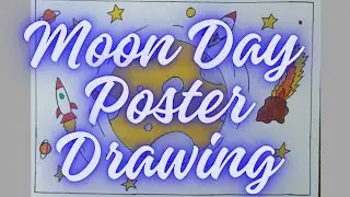 Chandra Dina Poster/ചാന്ദ്ര ദിന പോസ്റ്റർ /chandra dinam poster/moon day poster