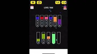 water sort puzzle level 1568