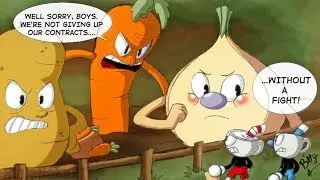 How Cuphead Ends UP VS The Root Pack! (Cuphead Comic Dub Compilation)