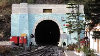 Action at Longest narrow gauge tunnel in the world