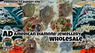 AD Jewellery Wholesale Market in Delhi |American Diamond PendantSets Wholesaler |International Taste