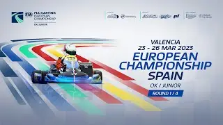 FIA Karting European Championship 2023 Junior & OK Round 1 Valencia / Spain (Sunday)