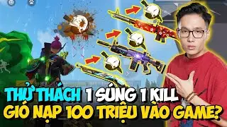Free Fire | Thử Th&aacute;ch MỘT S&Uacute;NG MỘT KILL Lấy Top 1, L&atilde;o Gi&oacute; Nạp 100 Triệu V&agrave;o FF? | Heavy L&atilde;o Gi&oacute;