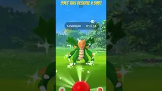 Catching a RARE SHINY from the Noxious Swamp Event! #pokemongo #shorts #youtubeshorts #viral #shiny