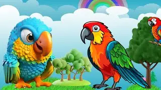 Parrot Song For Kids | MelodyMoppets