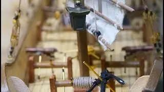 Red Dragon, Chinese Junk, Part 17, Sails and finished model.
