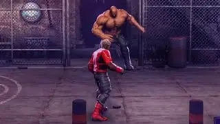 Double Dragon Revive - How to Defeat Abobo BOSS Fight Gameplay 