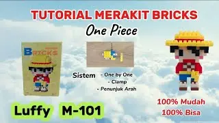 Nano Bricks Luffy M-101 • Tutorial • Lego One Piece Luffy
