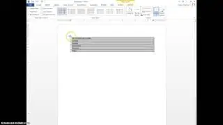 Converting text into a table