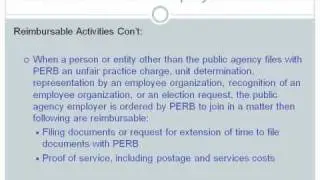 State Mandated Cost SB90 PERB  Program