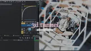 3d tunnel | after effects tutorial