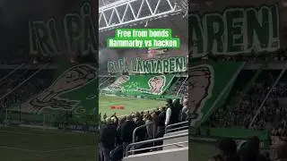 Unbelievable Choreo! Hammarby Fans Light Up the Stadium vs H&auml;cken | Swedish Football Atmosphere