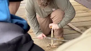 First day at Wilderness Living Skills Course