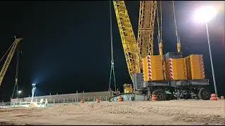 lr1400 SDBW setting bridge girders
