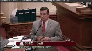 SB 825 floor hearing May 29 2018