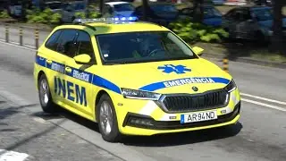 [RISKY!] Medico INEM Hospital de S&atilde;o J&atilde;o para uma emerg&ecirc;ncia // Porto Medic Car responding urgently