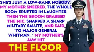 My mom mocked me at my sister’s wedding—until the groom saluted and called me ‘Major General, ma’am’