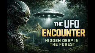 “The UFO Encounter Hidden Deep in the Forest” 👽 #UtopiaArt #UFOEncounter