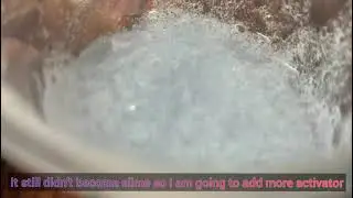 Testing Elmer's glue and magical liquid