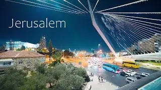 JERUSALEM, Walk at Night on the STRING BRIDGE