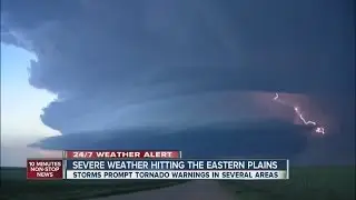 Severe weather hits eastern plains