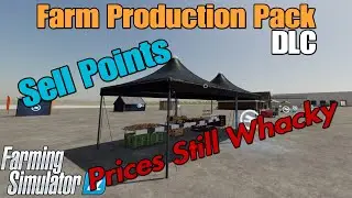 Farm production Pack DLC/ Sell points including the DISTRIBTUTION CENTER on FS22