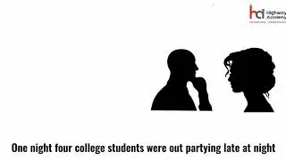 Short story: The four smart students [English-Arabic]
