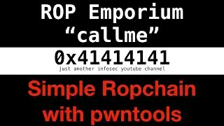 #4 - ROP Emporium 2: callme (simple ropchain using pwntools)