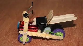 How to Make Small DC Motor Bike at Home | Bike Craft