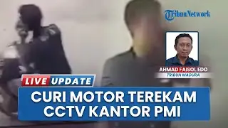 Motor Relawan Digondol Maling, PMI Bangkalan Lapor Polisi dengan Serahkan Bukti Rekaman CCTV