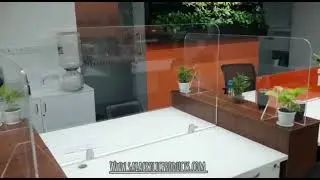 Acrylic Sneeze Guard Portable Counter Shield | Available on IndiaMART