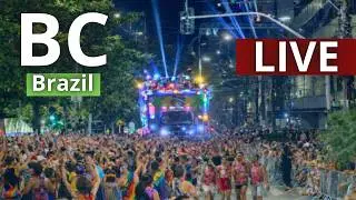 Brasil CARNAVAL Balne&aacute;rio Cambori&uacute; ao vivo - 16/02/2026