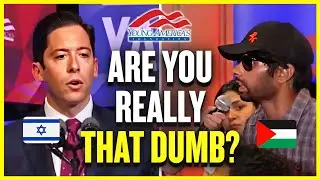 Pro Palestinian Claims Jews Stole Arab Land, Then Michael Knowles Gives Him A History Lesson!